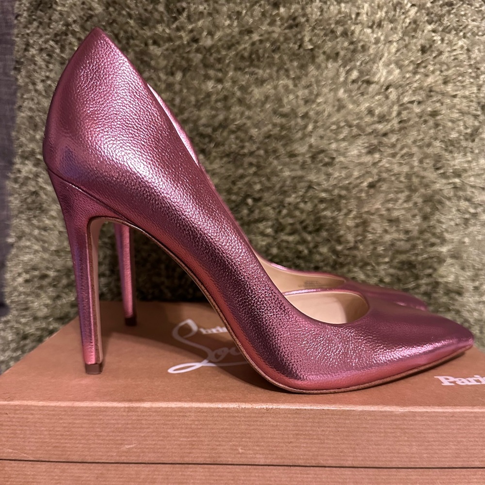 Jessica Simpson Metallic Pink Heels